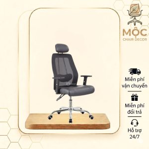 Ghế giám đốc da có tựa đầu
