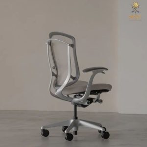 ghế công thái học GT-325 lưng lưới xám trắng