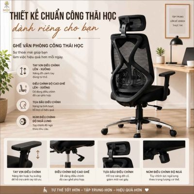 Ghế Làm Việc Cho Designer Và Lập Trình Viên: Cách Chọn Để Ngồi Thoải Mái Cả Ngày